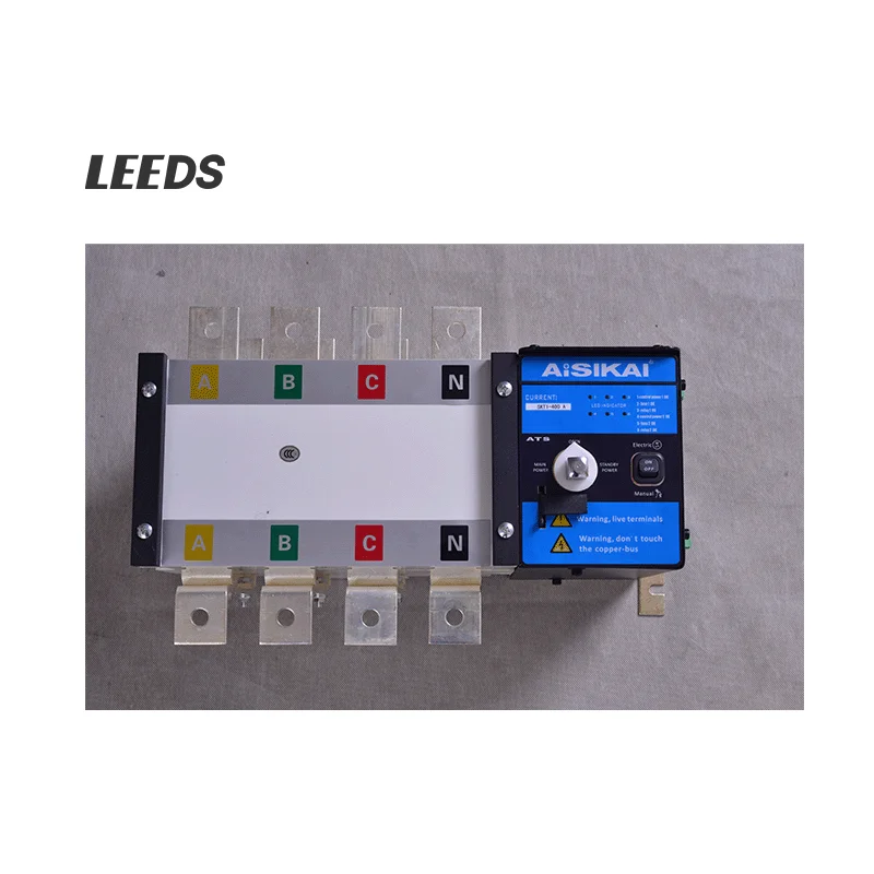 AISIKAI ATS 400A 630A 4P Dual Power Automatic Transfer Switch AC220V Single Phase 3 Phase Control Board Diesel Generator Parts
AISIKAI ATS 400A 630A 4P Dual Power Automatic Transfer Switch AC220V Single Phase 3 Phase Control Board Diesel Generator Parts