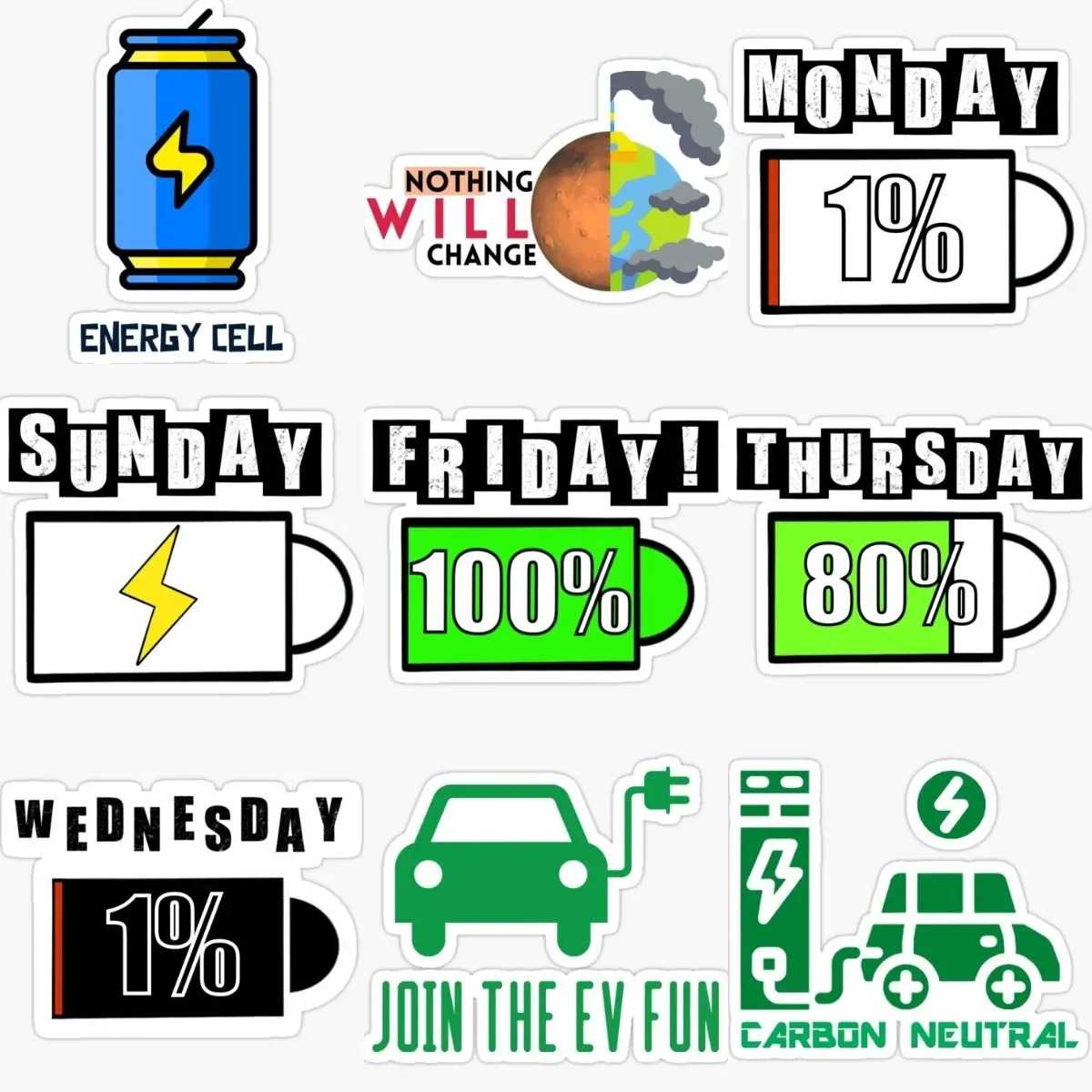 Zero Emissions Electric Vehicle Battery Logo Creative PVC Stickers Accessories for Car Table Motorcycle Off-road Van Camper Wall
Zero Emissions Electric Vehicle Battery Logo Creative PVC Stickers Accessories for Car Table Motorcycle Off-road Van Camper Wall