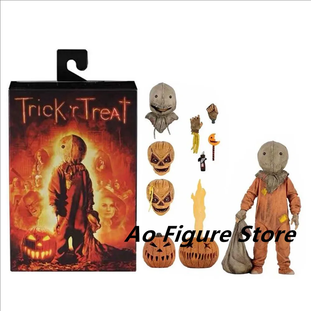 NECA Trick R Sam Doll Jack O Lantern Treat Anime Doll Action Figure Model Horror Movie Movie Collectible Toy PVC Halloween Gift
NECA Trick R Sam Doll Jack O Lantern Treat Anime Doll Action Figure Model Horror Movie Movie Collectible Toy PVC Halloween Gift