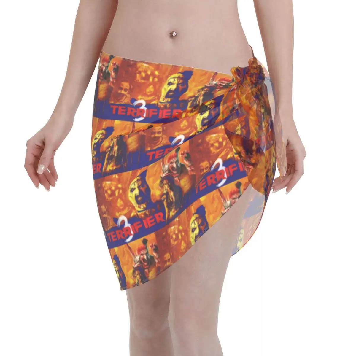 Custom Horror Movie T-Terrifiers Women Sarongs Swimsuit Coverup Beach Bikinis Wrap Vintage Beachwear
Custom Horror Movie T-Terrifiers Women Sarongs Swimsuit Coverup Beach Bikinis Wrap Vintage Beachwear
