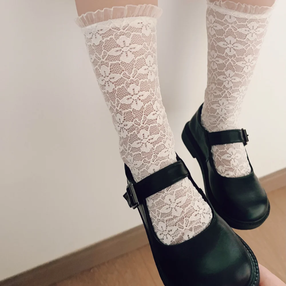 Sweet Lace Princess Socks Knee Length Spring/Summer Toddler Socks Lolita Thin Lace Calf Socks Girls
Sweet Lace Princess Socks Knee Length Spring/Summer Toddler Socks Lolita Thin Lace Calf Socks Girls