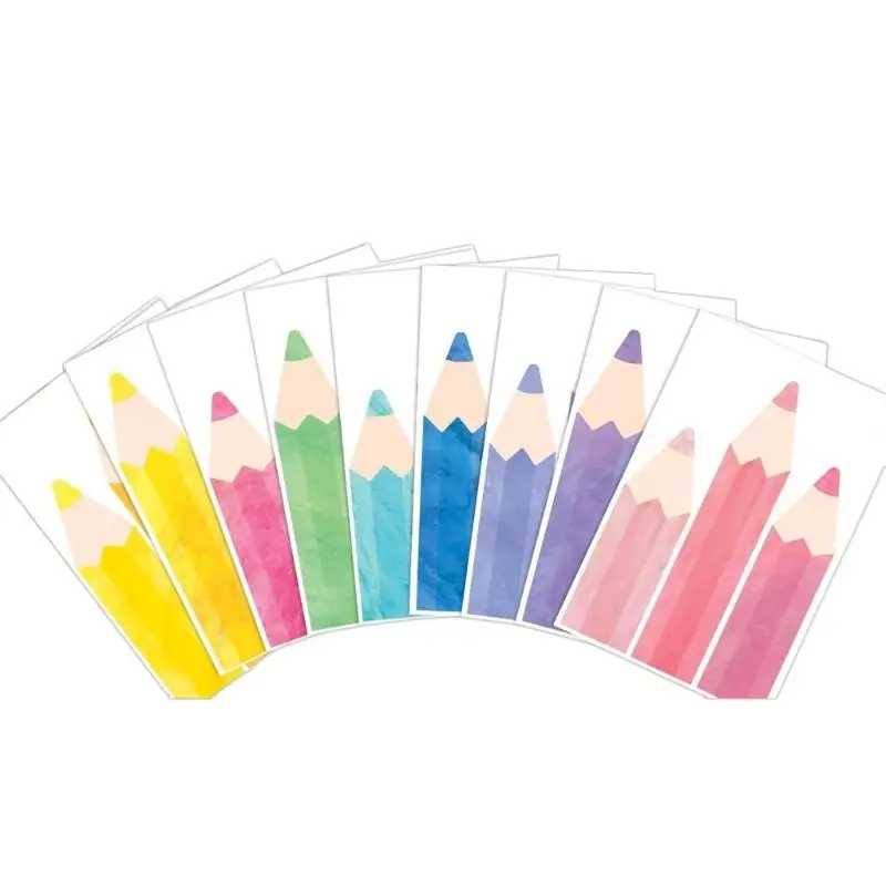 9 Sheets Creative Pencil Design Window Sticker Safe Paper Art Sticker Colorful Decors Sticker For Children Study Space
9 Sheets Creative Pencil Design Window Sticker Safe Paper Art Sticker Colorful Decors Sticker For Children Study Space