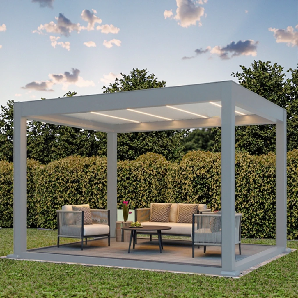Modern Portable Heavy Duty Powder Coated Manual Aluminum Pergola, Wind Resistant Outdoor Shelter for Camping Travel Trip
Modern Portable Heavy Duty Powder Coated Manual Aluminum Pergola, Wind Resistant Outdoor Shelter for Camping Travel Trip