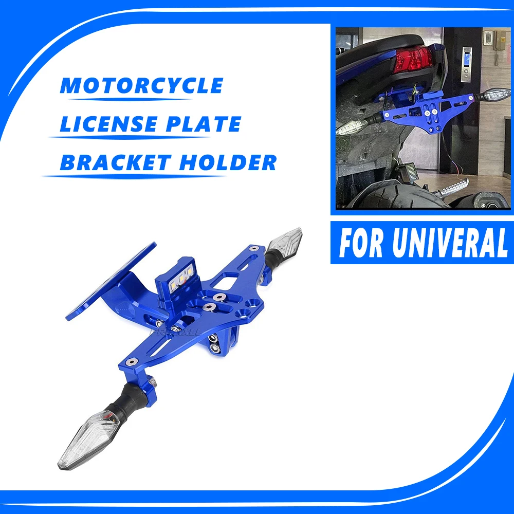 Motorcycle License Plate Bracket Licence Plate Holder Frame Number Plate For SUZUKI Honda KAWASAKI YAMAHA MT07 MT09 benelli trk
Motorcycle License Plate Bracket Licence Plate Holder Frame Number Plate For SUZUKI Honda KAWASAKI YAMAHA MT07 MT09 benelli trk