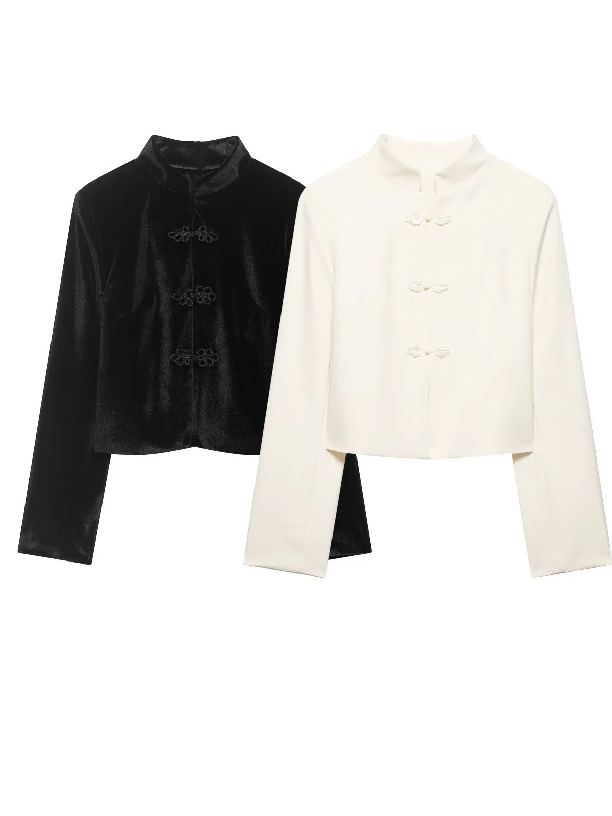 Fashionable Vintage Velvet Stand Collar Button up Women's Jacket Short Outerwear Spring 2026 Cross-Border Unique Style
Fashionable Vintage Velvet Stand Collar Button up Women's Jacket Short Outerwear Spring 2026 Cross-Border Unique Style
