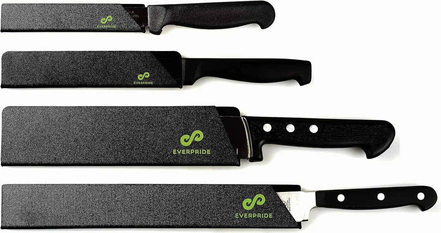 4-Piece Chef Knife Edge Guard Set – Universal Blade Covers, Felt Lined, Durable ABS Plastic, BPA-Free
4-Piece Chef Knife Edge Guard Set – Universal Blade Covers, Felt Lined, Durable ABS Plastic, BPA-Free