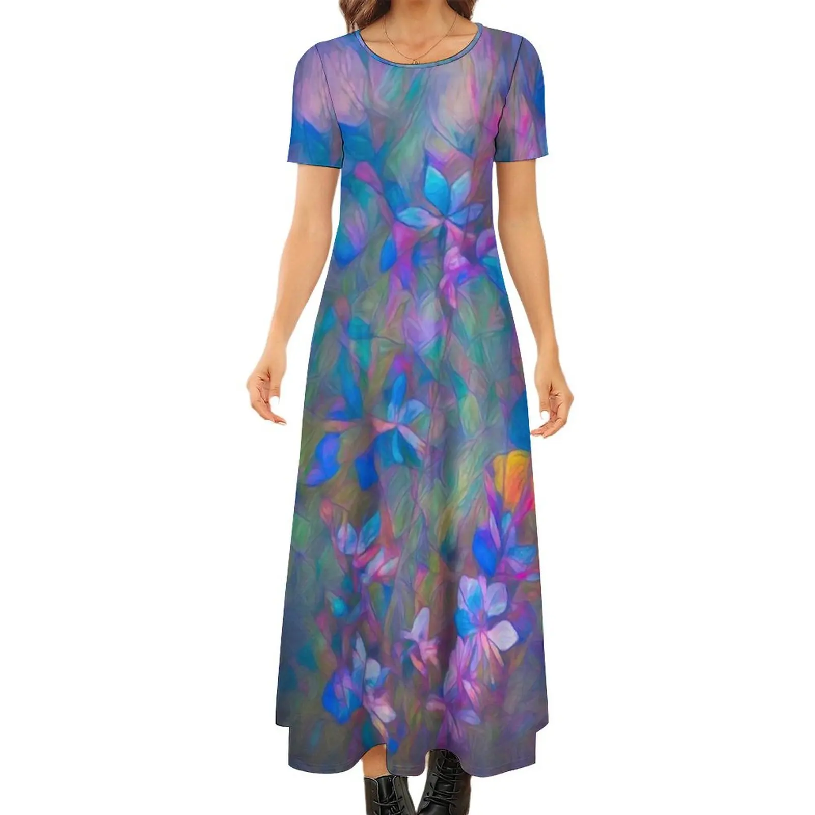 Colors 198 Round Neck Short Sleeve Dress birthday dress Elegant gowns Women"s summer dresses
Colors 198 Round Neck Short Sleeve Dress birthday dress Elegant gowns Women"s summer dresses