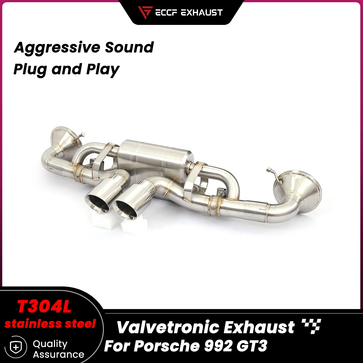 Aggressive Sound Valvetronic Exhaust Stainless Steel Catback Exhaust for Porsche 992 GT3T Unleash Maximum Performance
Aggressive Sound Valvetronic Exhaust Stainless Steel Catback Exhaust for Porsche 992 GT3T Unleash Maximum Performance