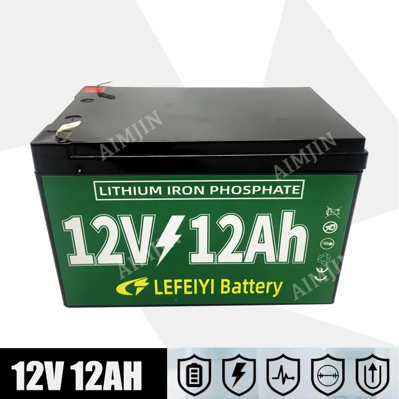 12V Battery Pack 12000mAh Lifepo 12Ah for Children's Toy Car, Solar Street Lights Andother Small Equipment Power Supply Tool
12V Battery Pack 12000mAh Lifepo 12Ah for Children's Toy Car, Solar Street Lights Andother Small Equipment Power Supply Tool