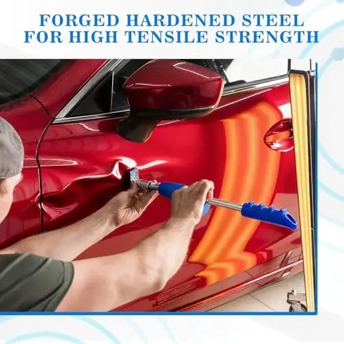9-Piece 5-Pound Sliding Hammer Dent Repair Kit For Car And Appliance Metal Surface Damage Restoration
9-Piece 5-Pound Sliding Hammer Dent Repair Kit For Car And Appliance Metal Surface Damage Restoration