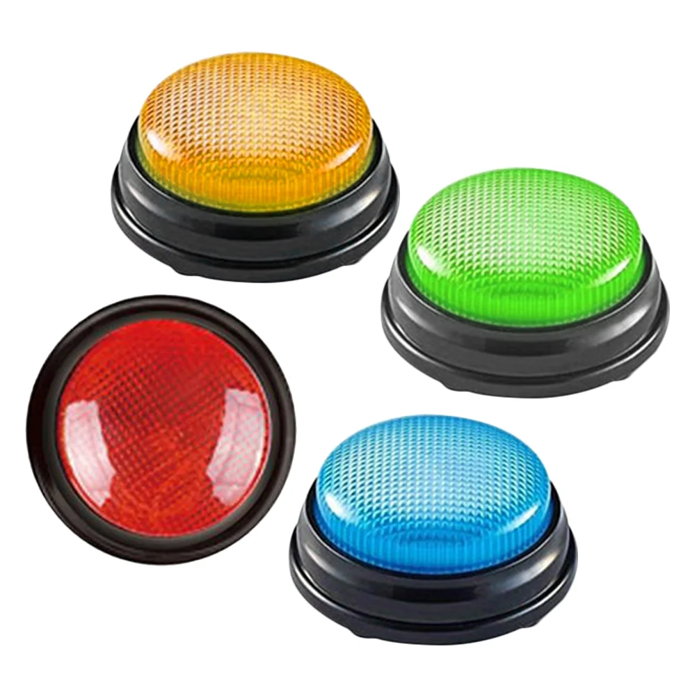 4 Pcs Answering Machine Hand Ringing Bell Games Family Recordable Buzzers Buttons Classroom Lights No
4 Pcs Answering Machine Hand Ringing Bell Games Family Recordable Buzzers Buttons Classroom Lights No