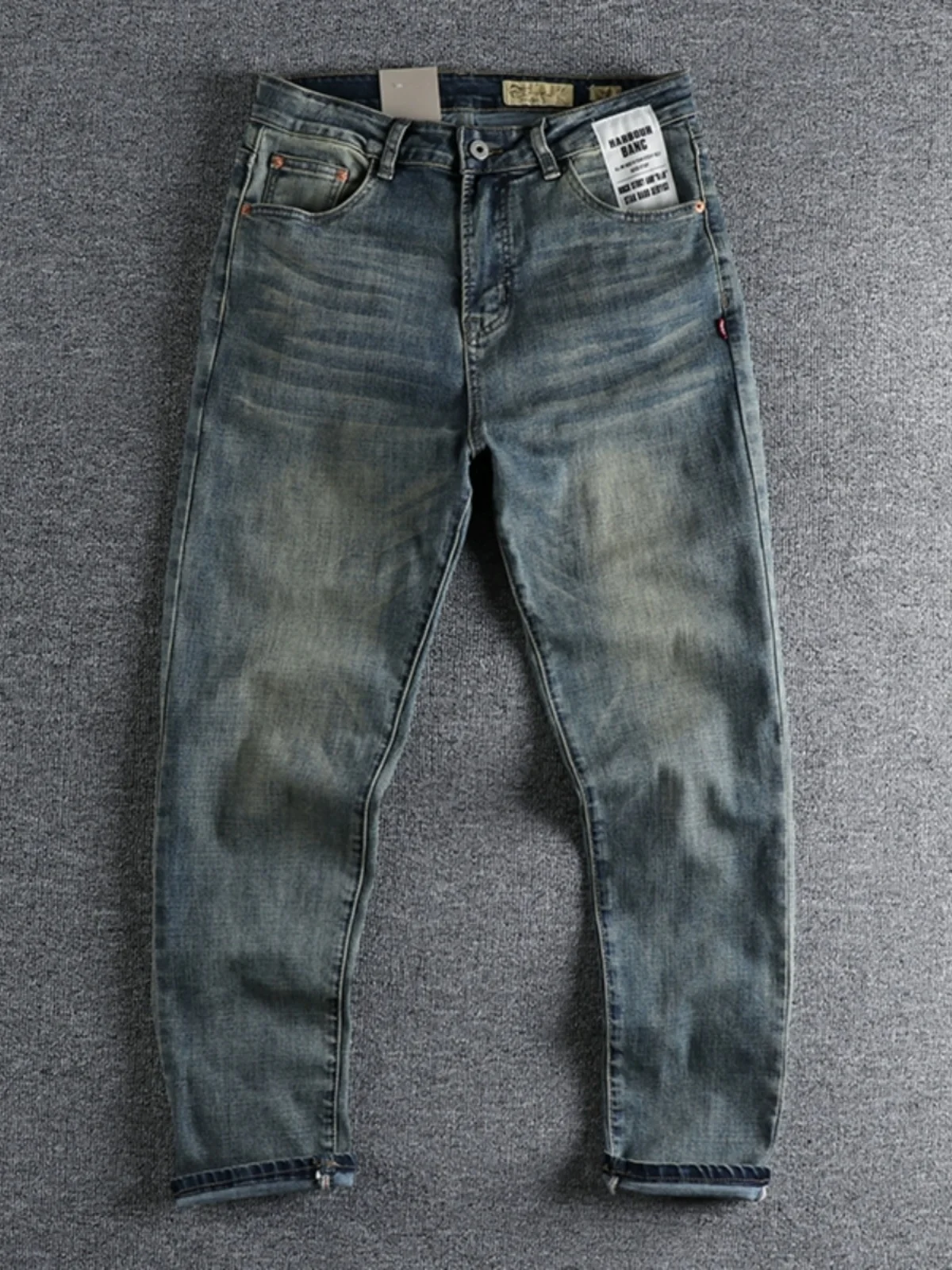 Retro American Blue Jeans Men's Spring Autumn Straight Leg Versatile All Seasons Youth Long Pants Modern Style Water Washed
Retro American Blue Jeans Men's Spring Autumn Straight Leg Versatile All Seasons Youth Long Pants Modern Style Water Washed
