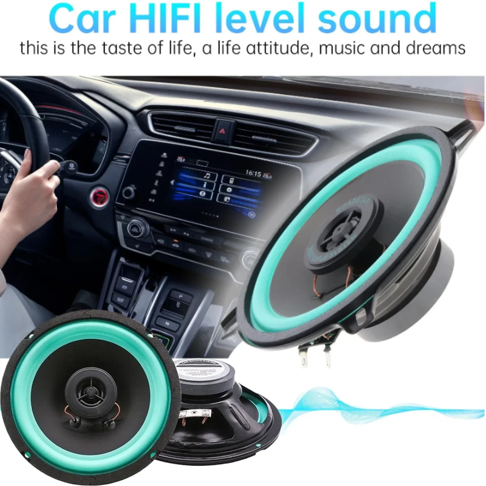 4/5/6.5In Universal Car Coaxial Speakers HiFi Automotive Audio Full Range Frequency Subwoofer Enhanced Stereo Loudspeaker
4/5/6.5In Universal Car Coaxial Speakers HiFi Automotive Audio Full Range Frequency Subwoofer Enhanced Stereo Loudspeaker