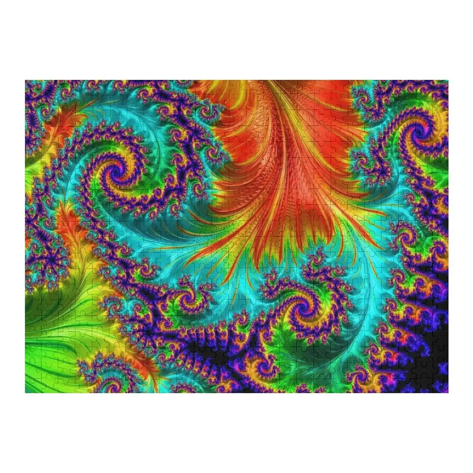Blacklight Fancy Fractal Spirals Jigsaw Puzzle Custom Wooden Name Customized Toys For Kids Puzzle
Blacklight Fancy Fractal Spirals Jigsaw Puzzle Custom Wooden Name Customized Toys For Kids Puzzle