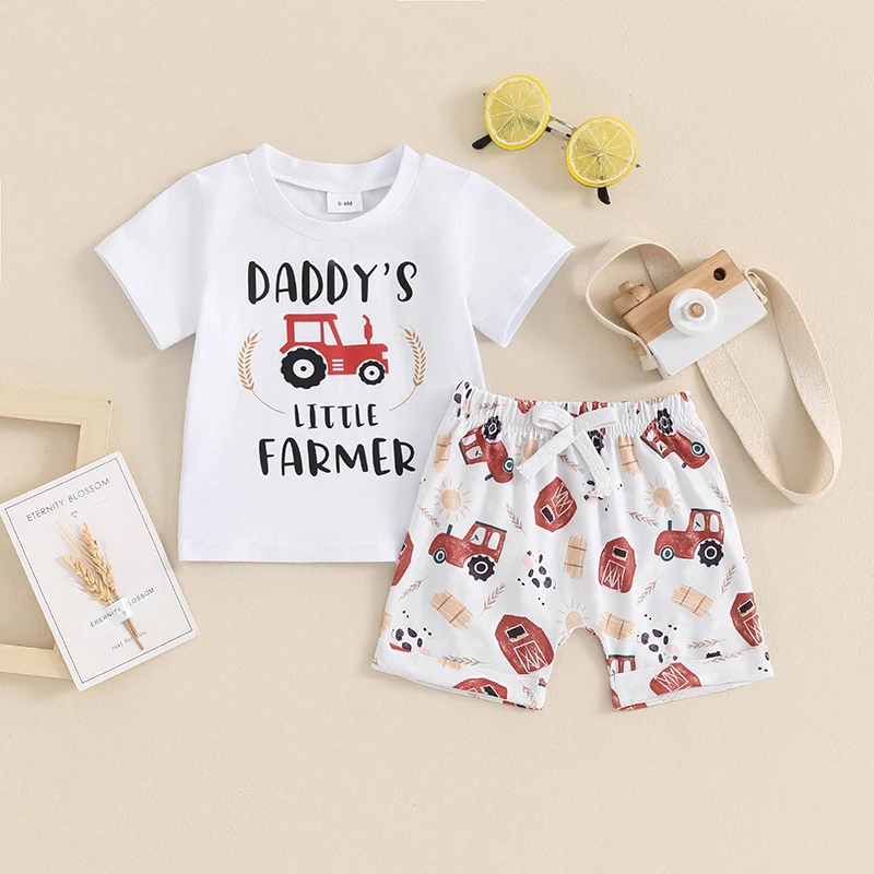 2024-03-08 Lioraitiin Toddler Baby Boy Outfits O-Neck Short Sleeve Letter Print Tops + Elastic Waist Car Print Shorts Summer Set
2024-03-08 Lioraitiin Toddler Baby Boy Outfits O-Neck Short Sleeve Letter Print Tops + Elastic Waist Car Print Shorts Summer Set