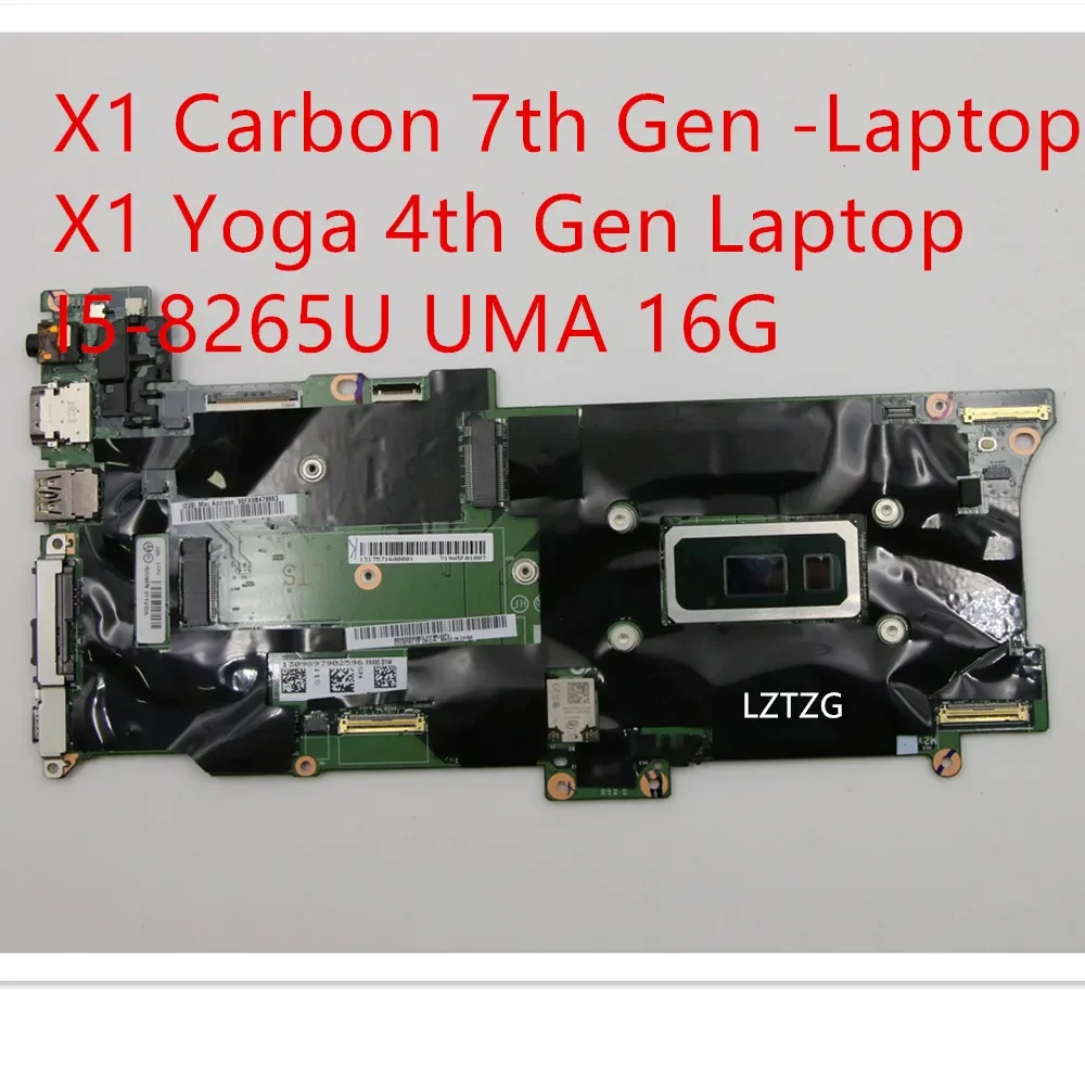 Материнская плата для Lenovo ThinkPad X1 Carbon 7-го поколения-X1 Yoga 4-го поколения, материнская плата для ноутбука I5-8265U UMA 16G 01YU356 5B21C21398
Материнская плата для Lenovo ThinkPad X1 Carbon 7-го поколения-X1 Yoga 4-го поколения, материнская плата для ноутбука I5-8265U UMA 16G 01YU356 5B21C21398