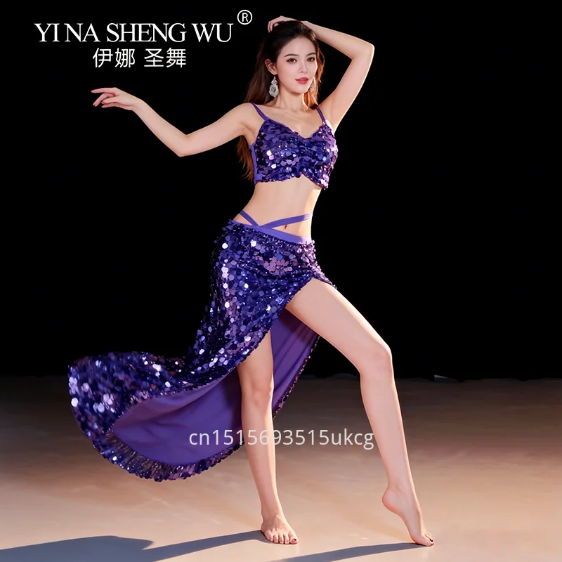 Sexy Belly Dance Costumes for Women Sequins Oriental Dance Wear Top + Skirt Mermaid Hip Scarf Dance Stage Performance Clothing
Sexy Belly Dance Costumes for Women Sequins Oriental Dance Wear Top + Skirt Mermaid Hip Scarf Dance Stage Performance Clothing
