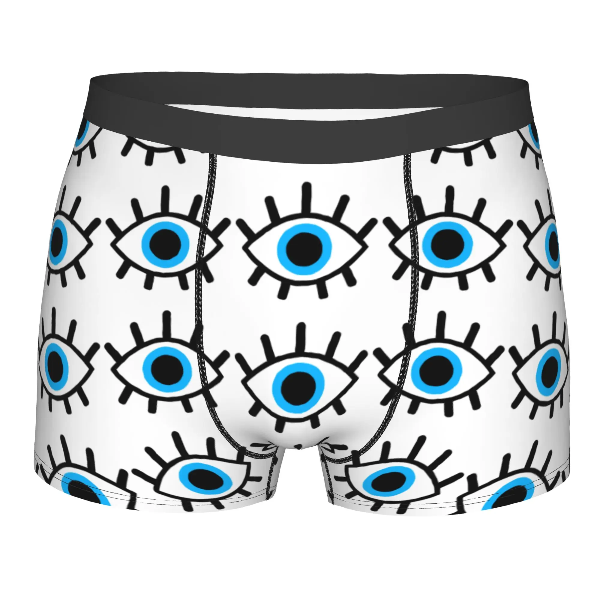 Custom Magic Eyes Charm Boxers Shorts Mens Black Evil Eye Amulet Boho Pattern Briefs Underwear Novelty Underpants
Custom Magic Eyes Charm Boxers Shorts Mens Black Evil Eye Amulet Boho Pattern Briefs Underwear Novelty Underpants