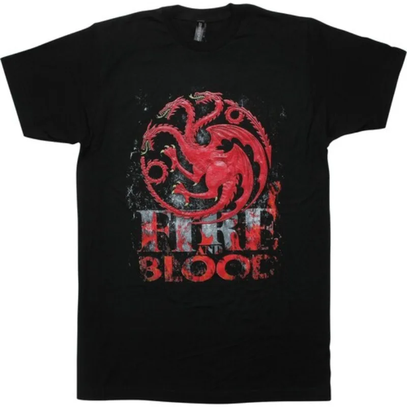 Hot New Game of Thrones House Targaryen Sigil T-Shirts 100% Cotton Tees Crew Neck Short Sleeve T Shirt New Arrival Clothing
Hot New Game of Thrones House Targaryen Sigil T-Shirts 100% Cotton Tees Crew Neck Short Sleeve T Shirt New Arrival Clothing