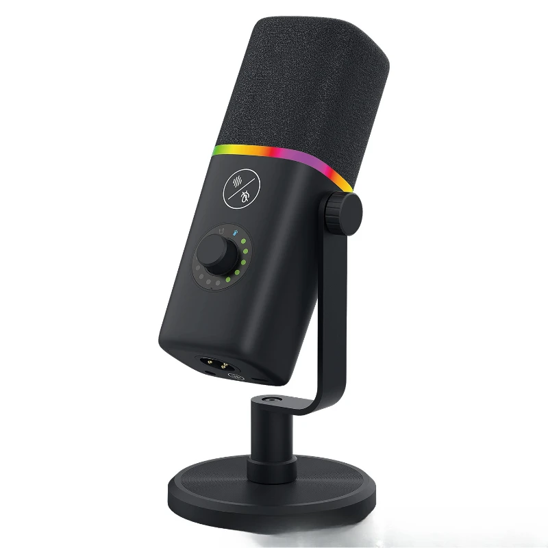 Noise Reduction Multifunctional Microphone Desktop Computer Game LIVE Recording Sound Card RGB Microphone OEM
Noise Reduction Multifunctional Microphone Desktop Computer Game LIVE Recording Sound Card RGB Microphone OEM