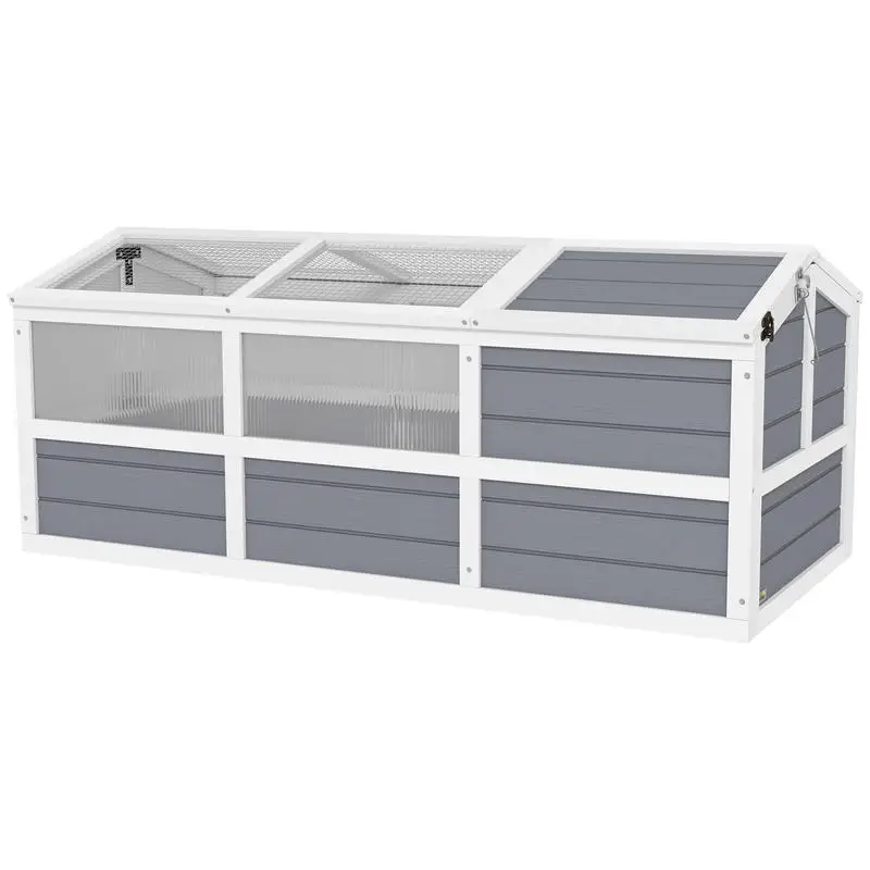 PawHut Wooden Tortoise Habitat Outdoor w/ Bottomless Design, Doors, PC Sun Panel Windows, for Small Animals, Rabbit, Light Gray
PawHut Wooden Tortoise Habitat Outdoor w/ Bottomless Design, Doors, PC Sun Panel Windows, for Small Animals, Rabbit, Light Gray