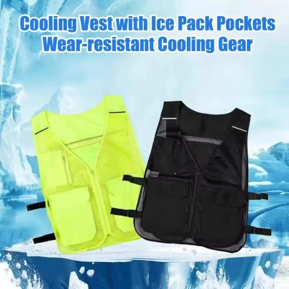 With 8 Ice Packs Ice Cooling Vest Waterproof Adjustable Outdoor Work Vest Multifunctional Convenient Outdoor Running Vest
With 8 Ice Packs Ice Cooling Vest Waterproof Adjustable Outdoor Work Vest Multifunctional Convenient Outdoor Running Vest