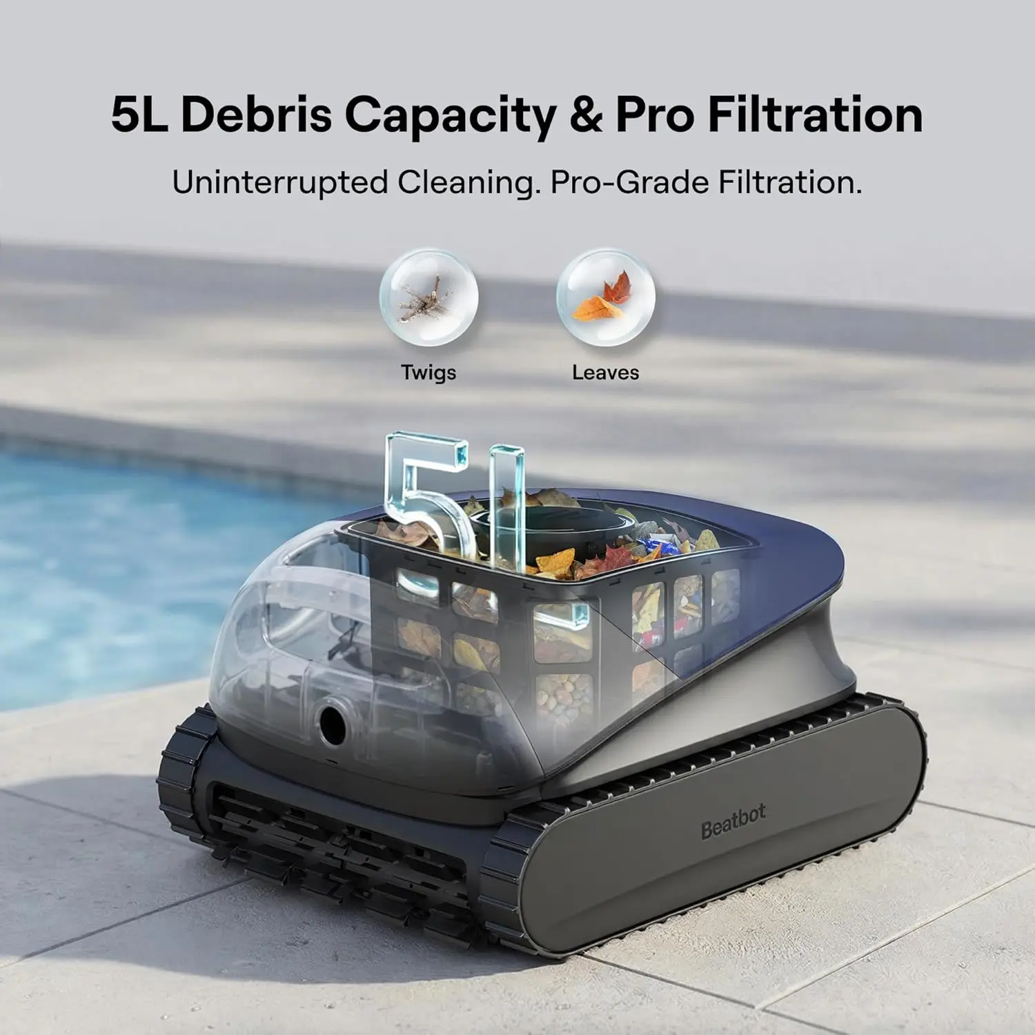 Robotic Pool Cleaner for Inground Above Ground Pools 6800GPH Suction Floor Wall Waterline Shallow Area Cleaning
Robotic Pool Cleaner for Inground Above Ground Pools 6800GPH Suction Floor Wall Waterline Shallow Area Cleaning