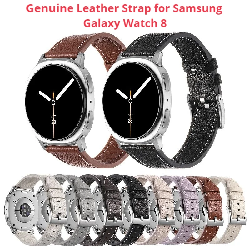 Кожаный ремешок для часов Samsung Galaxy Watch 8 40/44 мм/8 классический браслет 46 мм браслет из натуральной кожи для Samsung Watch 8
Кожаный ремешок для часов Samsung Galaxy Watch 8 40/44 мм/8 классический браслет 46 мм браслет из натуральной кожи для Samsung Watch 8