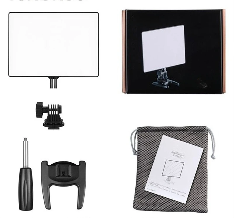 Thin and light LED photography, soft dual color temperature fill light external shooting live streaming host light
Thin and light LED photography, soft dual color temperature fill light external shooting live streaming host light