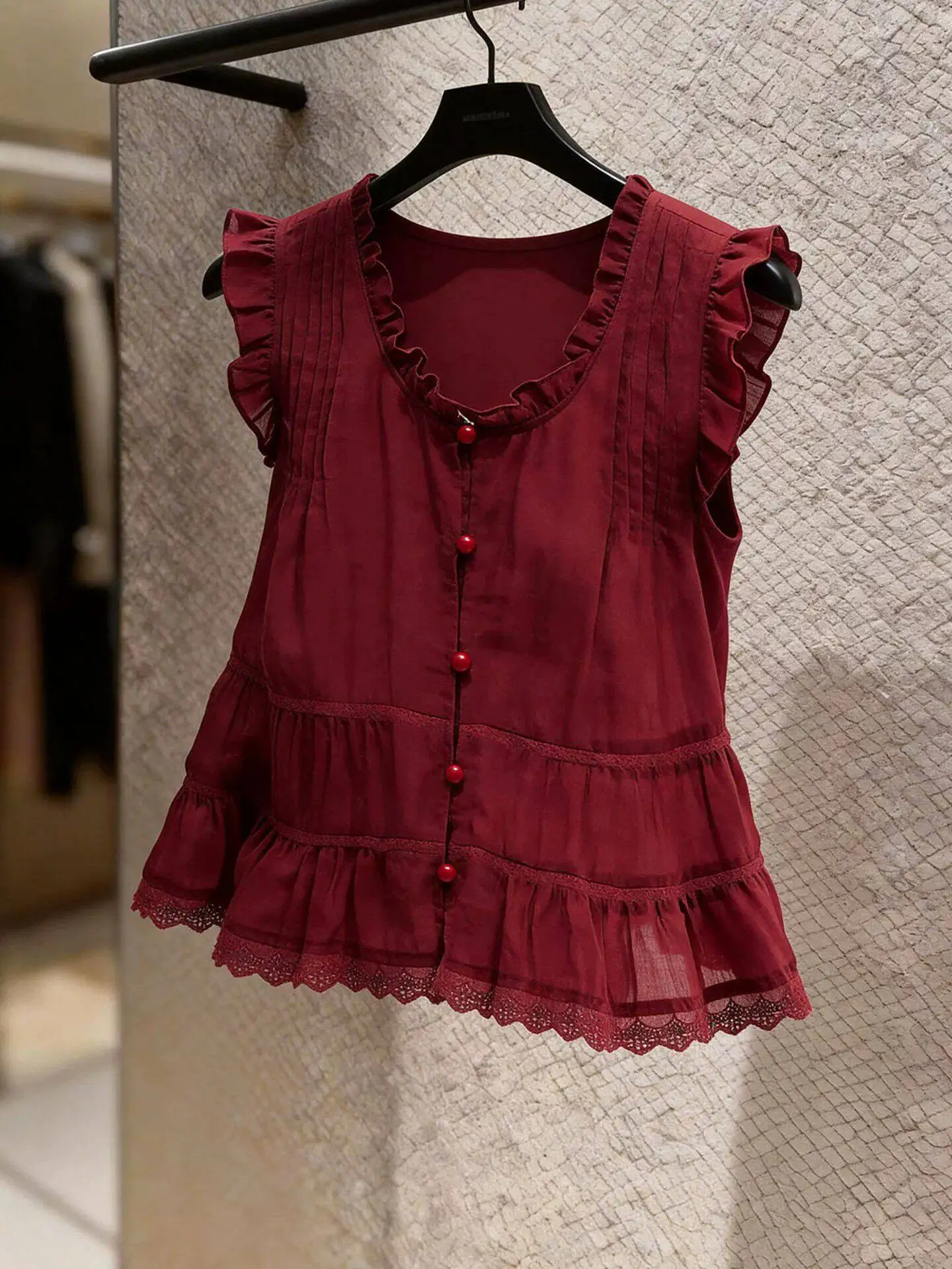 Sweet Style Slim Fit Lace Patchwork Short Sleeve Women's Shirt Casual Ear Look Collar Breathable Skin Friendly Daily Wear
Sweet Style Slim Fit Lace Patchwork Short Sleeve Women's Shirt Casual Ear Look Collar Breathable Skin Friendly Daily Wear