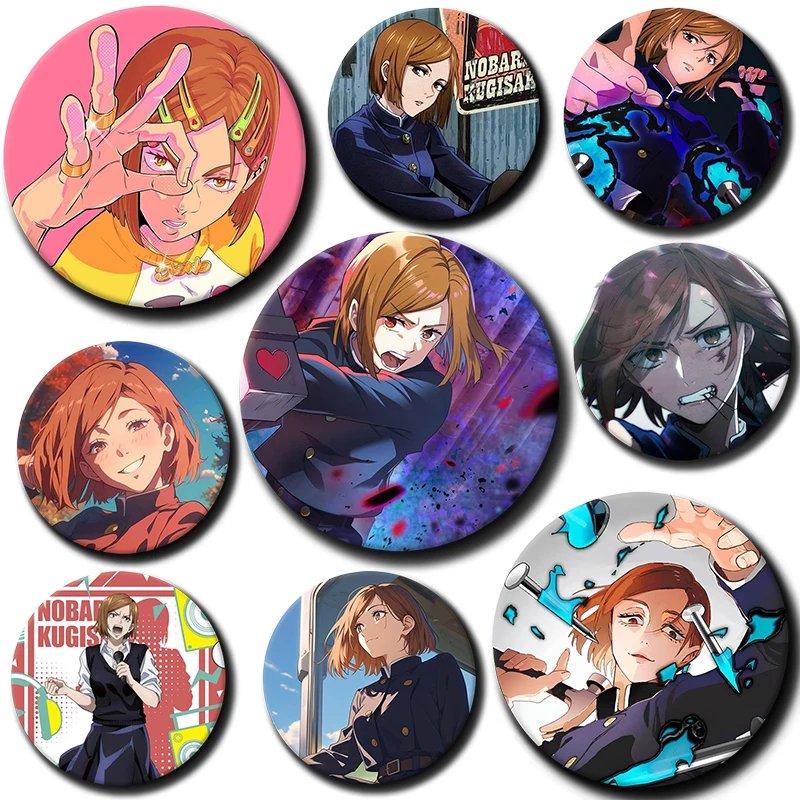 58mm Cartoon Character Nobara Kugisaki Soft Button Pin Badge Anime Brooch Creative Badge for Backpack Clothes Decoration Gift
58mm Cartoon Character Nobara Kugisaki Soft Button Pin Badge Anime Brooch Creative Badge for Backpack Clothes Decoration Gift