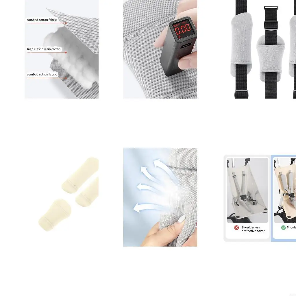 J2HD 3Pcs Easy Installation Car Shoulder Pads Strollers Protectors Crotch Cushion
J2HD 3Pcs Easy Installation Car Shoulder Pads Strollers Protectors Crotch Cushion