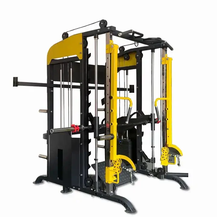 Commercial Gym Function Trainer Bodybuilding Equipment Commercial Fitness Smith Machine Squat Rack Multi Functional Machine
Commercial Gym Function Trainer Bodybuilding Equipment Commercial Fitness Smith Machine Squat Rack Multi Functional Machine