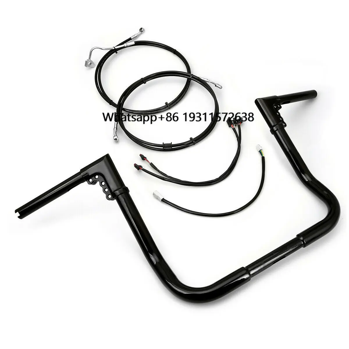 Motorcycle 14" Adjustable Handlebars for Harley Street Glide CVO FLHXSE Electra Glide Standard FLHT Tri Glide Ultra FLHTUTG 2017
Motorcycle 14" Adjustable Handlebars for Harley Street Glide CVO FLHXSE Electra Glide Standard FLHT Tri Glide Ultra FLHTUTG 2017