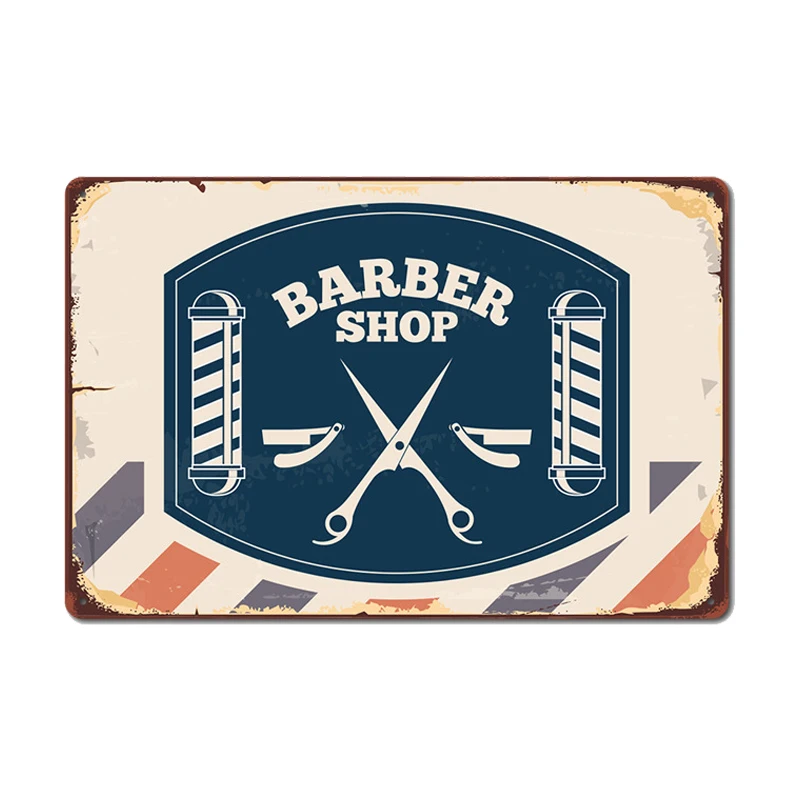 Barber Shop Vintage Poster Shave & Haircut Metal Tin Signs Bar Pub Home Decor Wall Plates Art Painting 20x30cm
Barber Shop Vintage Poster Shave & Haircut Metal Tin Signs Bar Pub Home Decor Wall Plates Art Painting 20x30cm