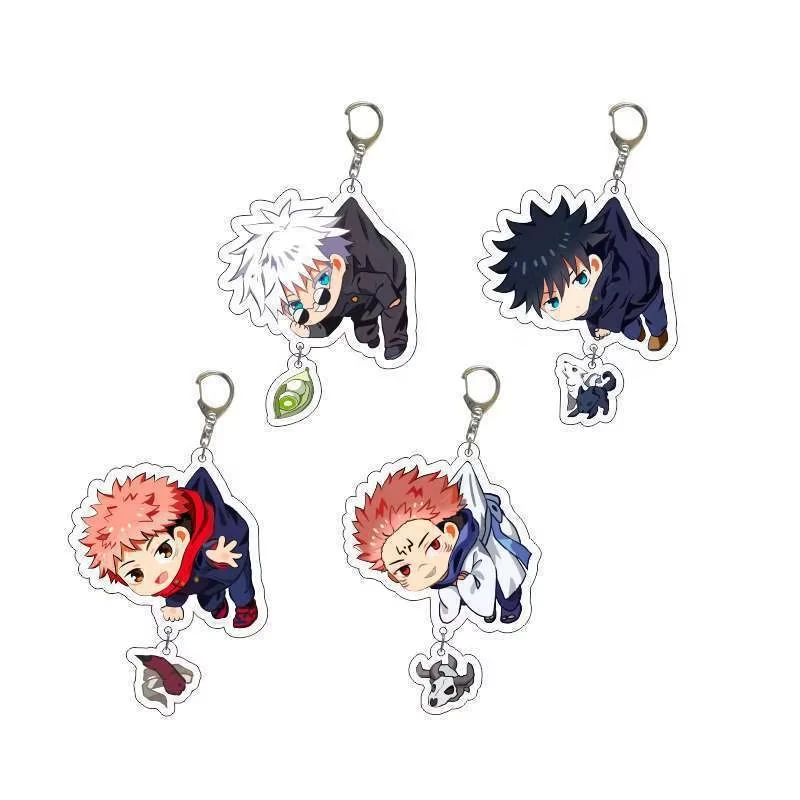 Anime JJK Acrylic Keychain Satoru Gojo Geto Suguru Key Chain Anime Keyring Props Cosplay Jewelry Gift
Anime JJK Acrylic Keychain Satoru Gojo Geto Suguru Key Chain Anime Keyring Props Cosplay Jewelry Gift