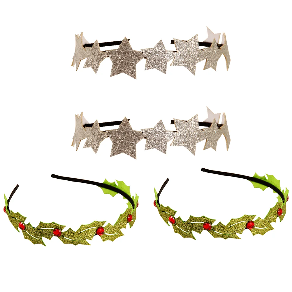 4 Pcs Leaf Headband Elegant Hair Hoop Decor Accessories Girls Alloy Lovely Headdress
4 Pcs Leaf Headband Elegant Hair Hoop Decor Accessories Girls Alloy Lovely Headdress