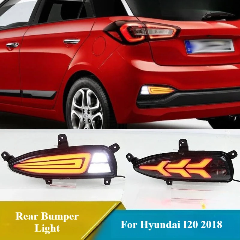 For Hyundai I20 2018 2Pcs Car LED Rear Bumper Light Reflector Driving Brake Light DRL Rear Fog Lamp Daytime Running Lights
For Hyundai I20 2018 2Pcs Car LED Rear Bumper Light Reflector Driving Brake Light DRL Rear Fog Lamp Daytime Running Lights