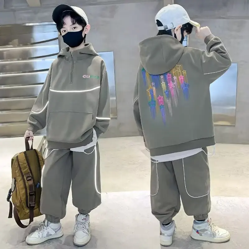 New Spring Autumn Boy Cotton Clothing Set Cotton Clothing Set Sets Child Baby Coats + Pants 2Pcs Children Teenager tracksuit
New Spring Autumn Boy Cotton Clothing Set Cotton Clothing Set Sets Child Baby Coats + Pants 2Pcs Children Teenager tracksuit