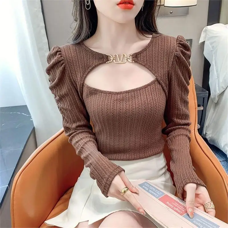 Slim Fit Base irt Women's New Design Sensation Small Cro Ele Faionable Inner Wear Top French Sle Tee-acetate Fiber
Slim Fit Base irt Women's New Design Sensation Small Cro Ele Faionable Inner Wear Top French Sle Tee-acetate Fiber