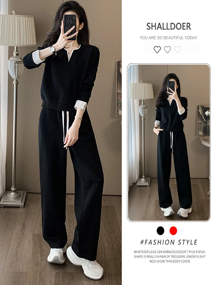 High-End Feel Good Looking Women's Autumn New Korean Style Casual Sportswear Sweatshirt Long Pants Two-Piece Set
High-End Feel Good Looking Women's Autumn New Korean Style Casual Sportswear Sweatshirt Long Pants Two-Piece Set