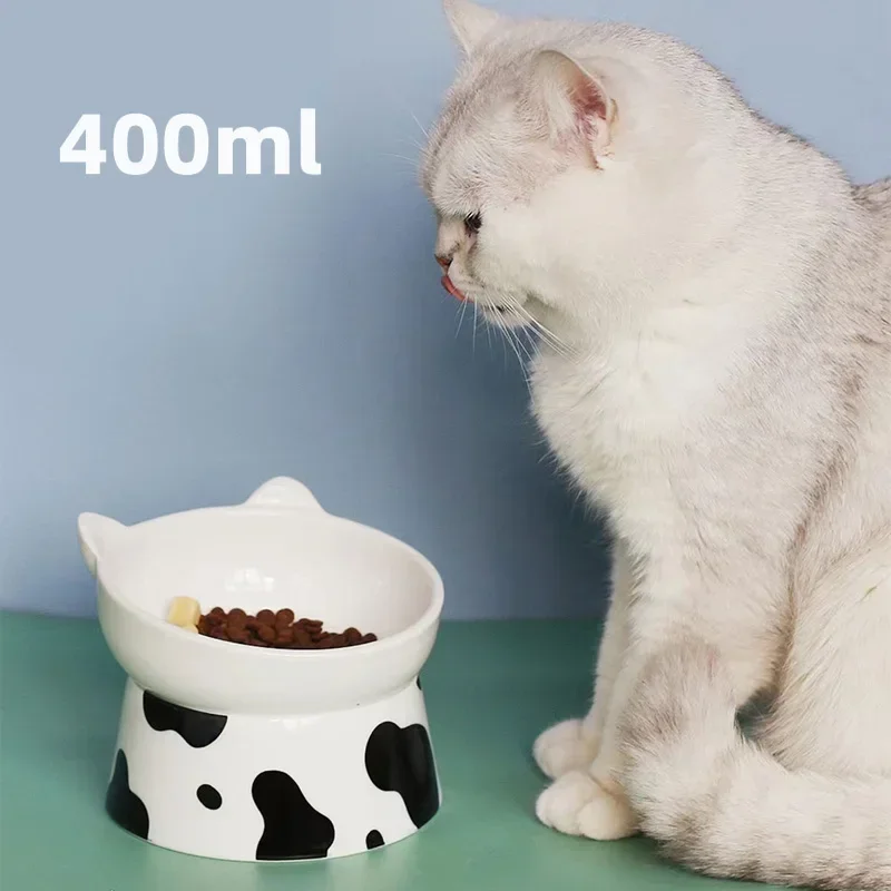 Ceramic Pet Large Diameter High Foot Oblique Mouth Cervical Vertebra Protection Dog Food Bowl Anti Overturning Cat Food Bowl 1Pc
Ceramic Pet Large Diameter High Foot Oblique Mouth Cervical Vertebra Protection Dog Food Bowl Anti Overturning Cat Food Bowl 1Pc