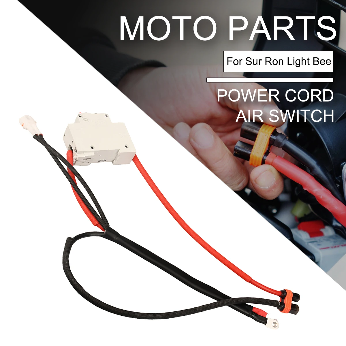 Motorcycle OEM Battery Connection Cable/Power-Off Switch Circuit Breaker For Surron Sur-Ron Light Bee X & Light Bee S Universal
Motorcycle OEM Battery Connection Cable/Power-Off Switch Circuit Breaker For Surron Sur-Ron Light Bee X & Light Bee S Universal