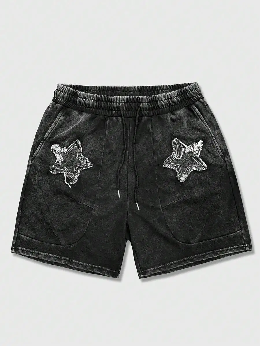 Men Casual Star Pattern Drawstring Waist Pocketed Shorts Spring Summer
Men Casual Star Pattern Drawstring Waist Pocketed Shorts Spring Summer