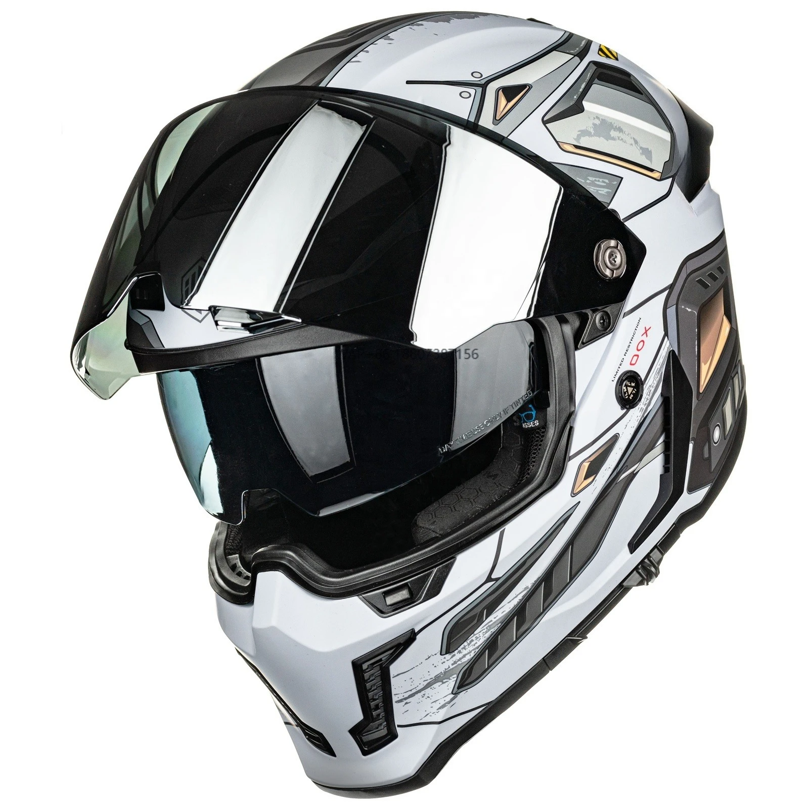 Motorcycle Full Face Helmets DOT ECE Powersports Dual Visor Model MF509Pro
Motorcycle Full Face Helmets DOT ECE Powersports Dual Visor Model MF509Pro