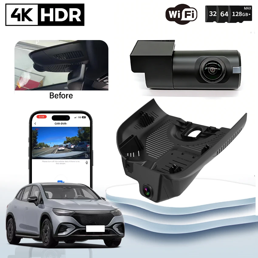 UHD 4K 2160P WIFI Camera For Mercedes Benz EQE EQE350 2022 2023 Night Vision DashCam Loop recording Car Dvr Video Recorder
UHD 4K 2160P WIFI Camera For Mercedes Benz EQE EQE350 2022 2023 Night Vision DashCam Loop recording Car Dvr Video Recorder