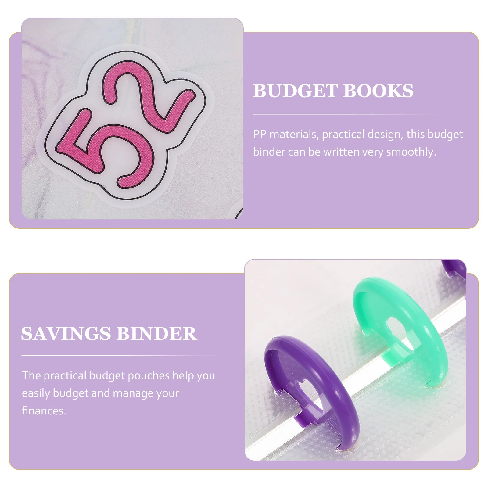 Savings Challenge Binder Budget Binder with Cash Pouches Loose Leaf Money Organizer for Finance Tracking and Expense Planning
Savings Challenge Binder Budget Binder with Cash Pouches Loose Leaf Money Organizer for Finance Tracking and Expense Planning