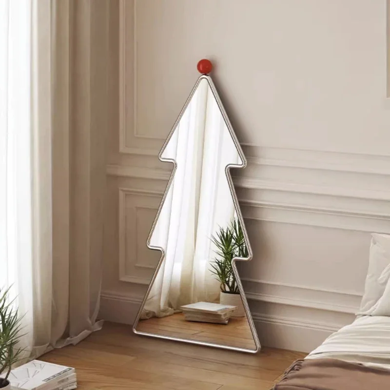 Современное легкое роскошное зеркало особой формы в полный рост, напольное зеркало из нержавеющей стали, креативное зеркало для спальни, рождественской елки
Современное легкое роскошное зеркало особой формы в полный рост, напольное зеркало из нержавеющей стали, креативное зеркало для спальни, рождественской елки