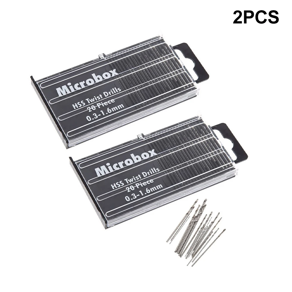 40pcs 0.3mm-1.6mm Small HSS Drill Bits High Speed Steel Spiral Drill Bit For Precision Crafts Jewellery Watch
40pcs 0.3mm-1.6mm Small HSS Drill Bits High Speed Steel Spiral Drill Bit For Precision Crafts Jewellery Watch