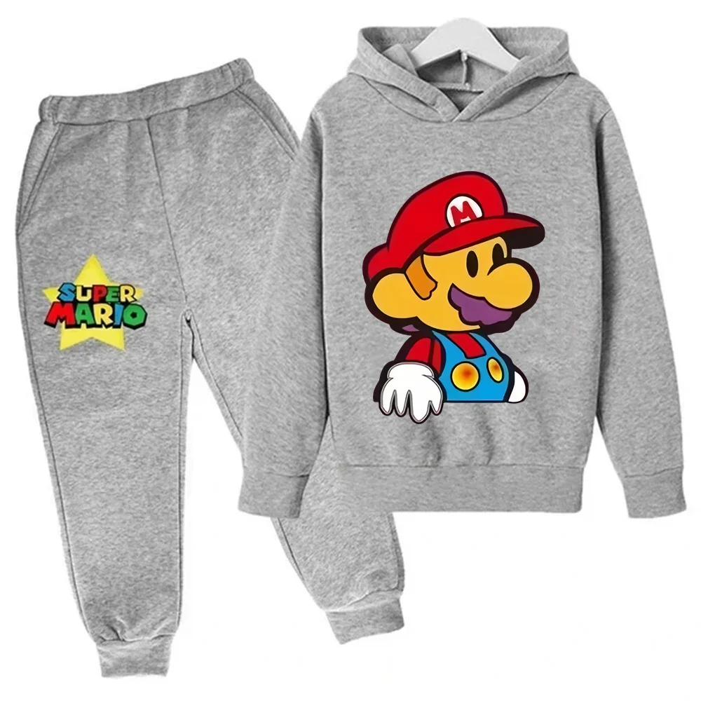 Super Mario Hoodie Sets Boys Mario Clothing Spring Autumn Cartoon Anime Sweatshirt Suit Hoodies + Long Pants 2pcs Kids Outfits
Super Mario Hoodie Sets Boys Mario Clothing Spring Autumn Cartoon Anime Sweatshirt Suit Hoodies + Long Pants 2pcs Kids Outfits